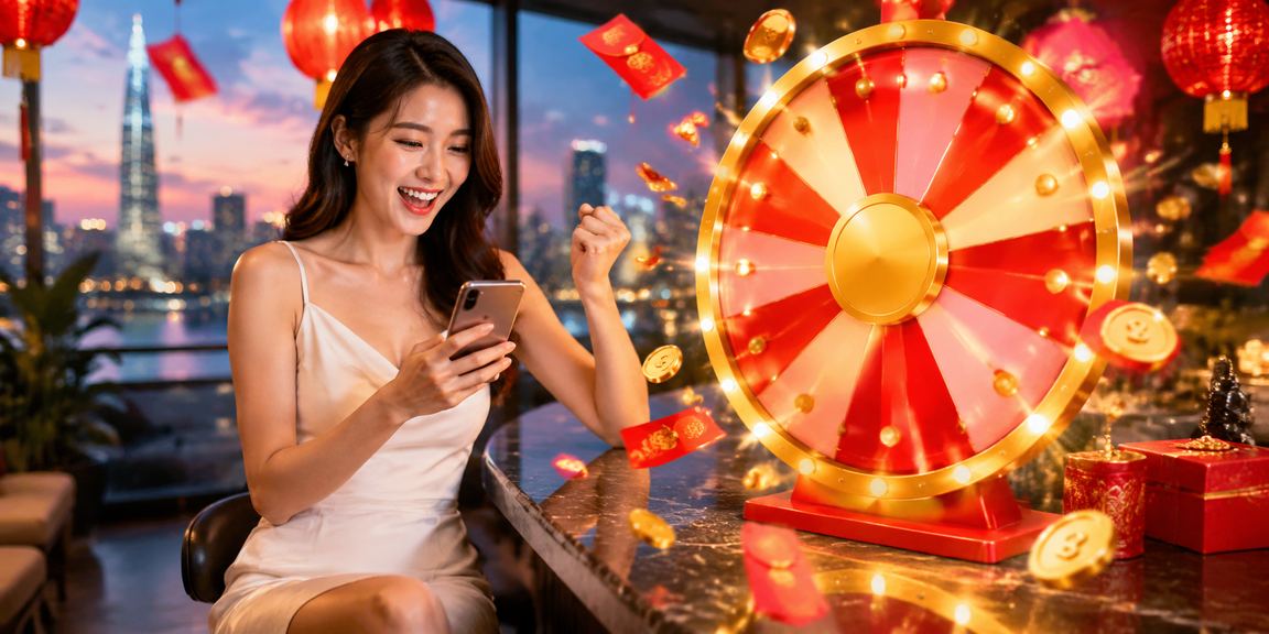 Không khí lễ hội rực rỡ tại TP. Hồ Chí Minh gợi cảm giác vui mừng khi trúng thưởng