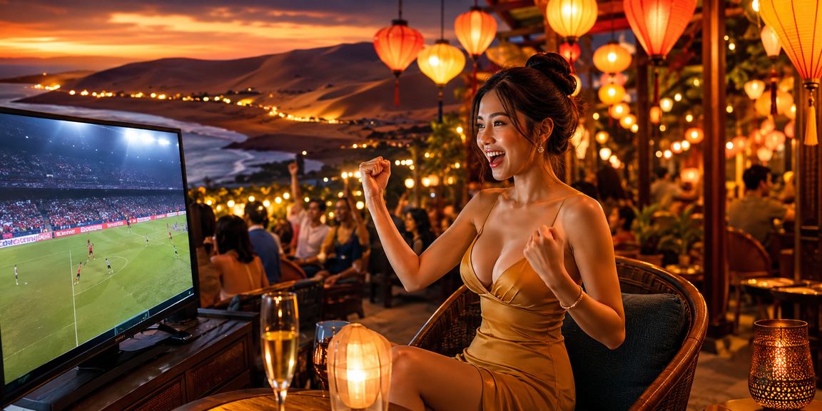 Chợ đêm Hội An lung linh ánh đèn, người dùng đặt cược thể thao trực tuyến trên điện thoại