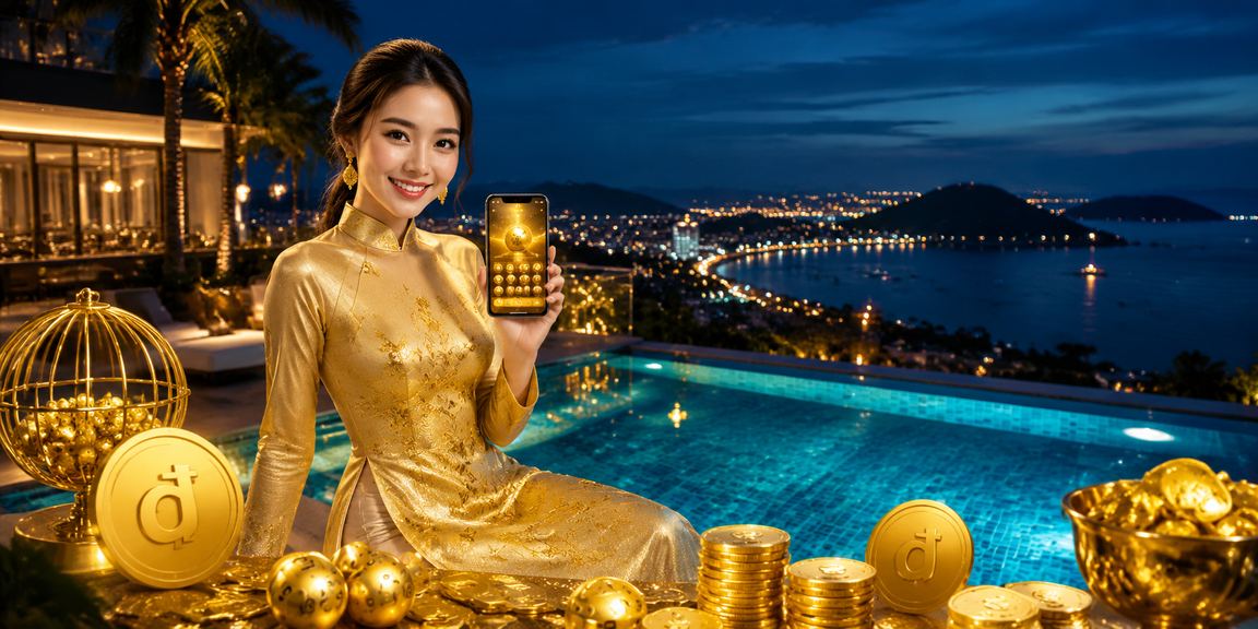 Người mặc áo dài truyền thống tại Phú Quốc tham gia xổ số và giải trí trực tuyến